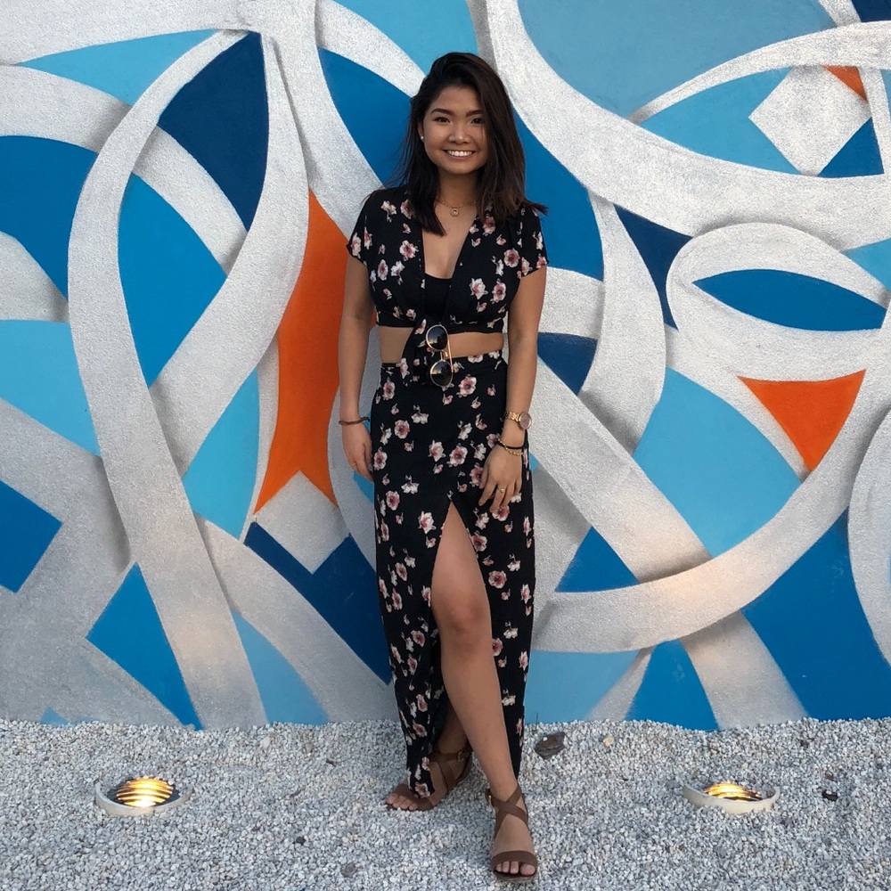 2 Floral Pieces